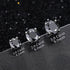 MJ-55 D Color Moissanite Lab Diamond Stud Earring For Women 925 Sterling Silver Wedding Engagement Ear Studs Jewelry
